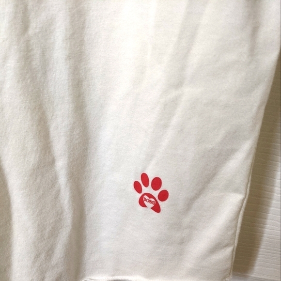 BOBS from SKECHERS Resting Bark Face BASEBALL TEE SHIRT Size Medium - Picture 4 of 5